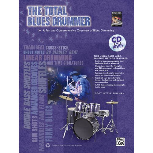 BIHLMAN SCOTT - TOTAL BLUES DRUMMER + CD - PERCUSSION