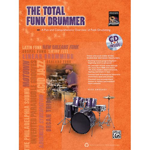 SWEENEY PETE - TOTAL FUNK DRUMMER + CD - DRUM