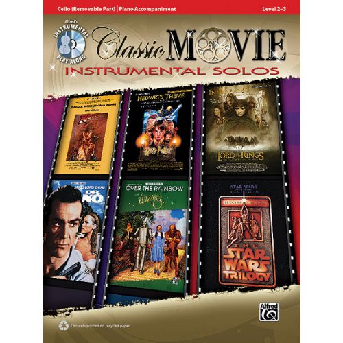 CLASSIC MOVIE INST SOLO + CD - CELLO SOLO