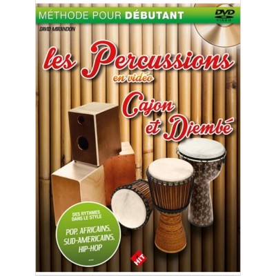 MIRANDON D. - LES PERCUS EN VIDEO LIVRE + DVD - DJEMBE ET CAJON