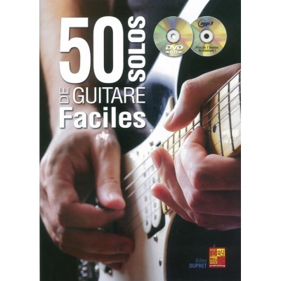 DUPRET GILLES - 50 SOLOS DE GUITARE FACILES + CD + DVD