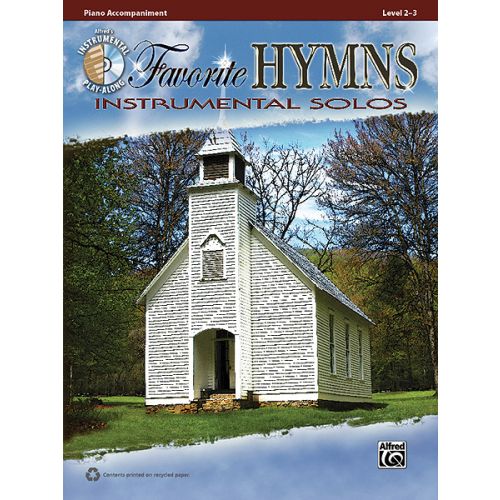 ALFRED PUBLISHING FAVORITE HYMNS INST SOL PNO + CD - PIANO SOLO