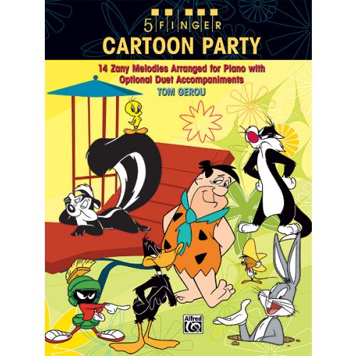 ALFRED PUBLISHING GEROU TOM - 5 FINGER CARTOON PARTY - PIANO SOLO