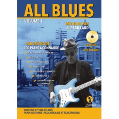  Rebillard J.j - All Blues + Cd - Guitare Tab