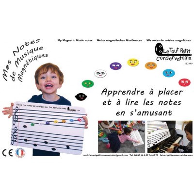 LE TOUT PETIT CONSERVATOIRE MES NOTES DE MUSIQUE MAGNETIQUES