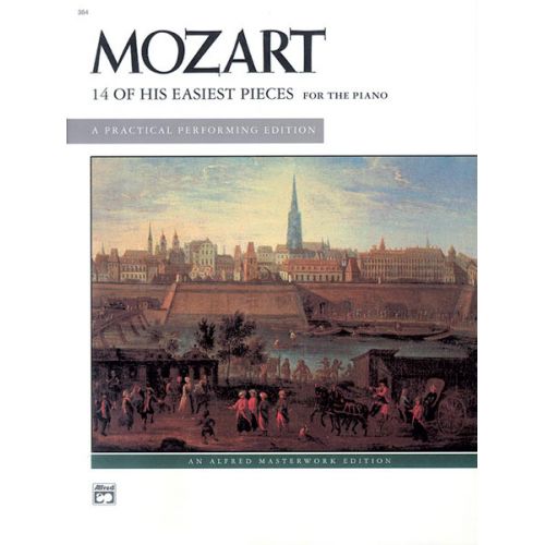 MOZART WOLFGANG AMADEUS - 14 OF HIS EASIEST PIECES - PIANO