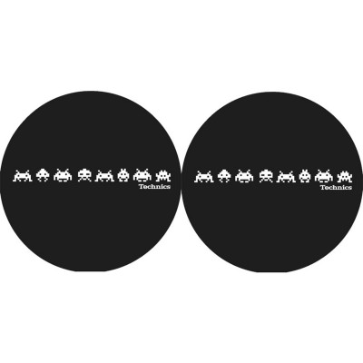 LP-slipmat Technics Space Invaders (paire)