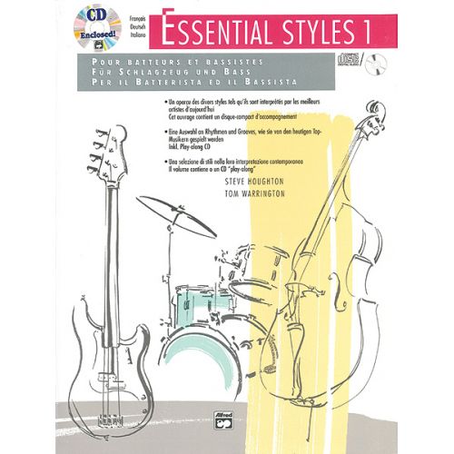 ALFRED PUBLISHING ESSENTIAL STYLES 1 + CD - DRUM