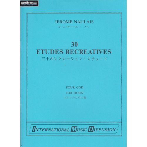 IMD ARPEGES Naulais - 30 Études Récréatives - Cor