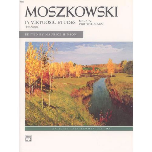 ALFRED PUBLISHING MOSZKOWSKI M. - ETUDES OP 72 - PIANO SOLO