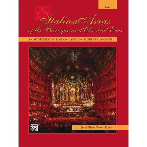 PATON JOHN GLENN - ITALIAN ARIAS OF THE BAROQUE - VOICE AND PIANO (PER 10 MINIMUM)