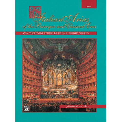 PATON JOHN GLENN - ITALIAN ARIAS OF THE BAROQUE - VOICE AND PIANO (PER 10 MINIMUM)