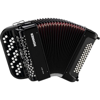 HOHNER NOVA I 49F NOIR TOUCHES BOUTONS EN SOL/SOL