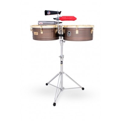 LATIN PERCUSSION LP257-KP - 14" UND 15" TIMBALES LATINA SIGNATURE KARL PERAZZO
