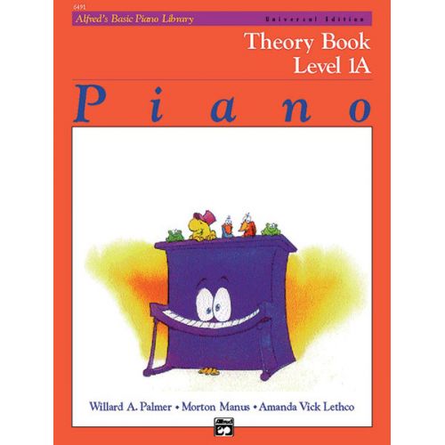 PALMER MANUS AND LETHCO - ALFRED'S BASIC PIANO THEORY BOOK LEVEL 1A - PIANO