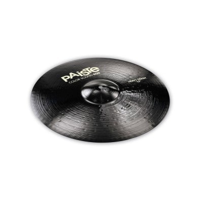 CYMBALES CRASH 900 SERIE COLOR SOUND BLACK 17