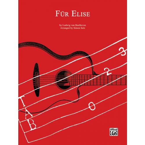 ALFRED PUBLISHING BEETHOVEN LUDWIG VAN - FUR ELISE - GUITAR TAB