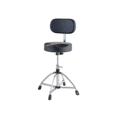 PSN-15MB - SEAT WITH BACKREST - SADDLE SEAT - TUBULAR FOOT