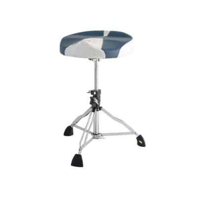 PSN-13BW - SEAT - BLUE/WHITE SADDLE SEAT - DOUBLE BASE