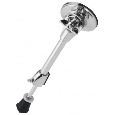 DW DRUM WORKSHOP BASS DRUM PIKE CHROME SATINE