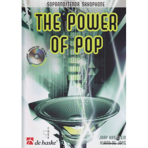 DEHASKE THE POWER OF POP + CD - SAXOPHONE SiB