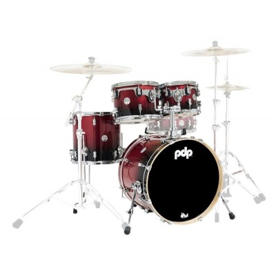 FUSION 20 CONCEPT MAPLE RED TO BLACK FADE