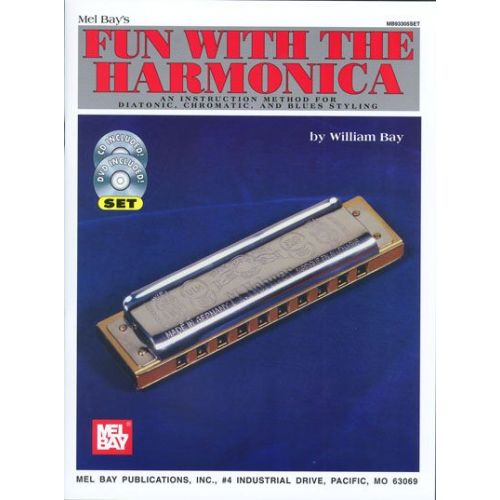 BAY WILLIAM - FUN WITH THE HARMONICA + CD + DVD - HARMONICA