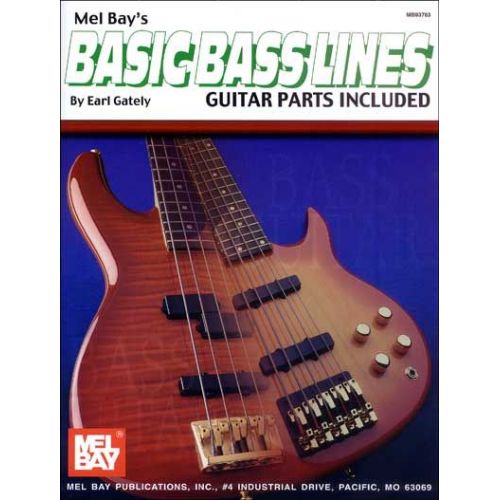 MEL BAY GATELY EARL - BASIC BASS LINES - ELECTRIC BASS