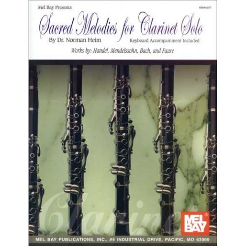  Sacred Melodies For Clarinet Solo - Clarinet
