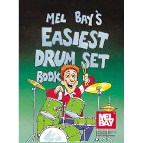 MEL BAY MORTON JAMES - EASIEST DRUM SET BOOK - DRUM SET