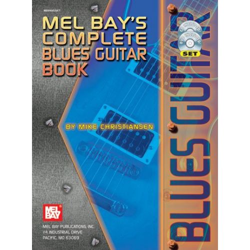 MEL BAY CHRISTIANSEN MIKE - COMPLETE BLUES GUITAR BOOK + CD + DVD - GUITAR