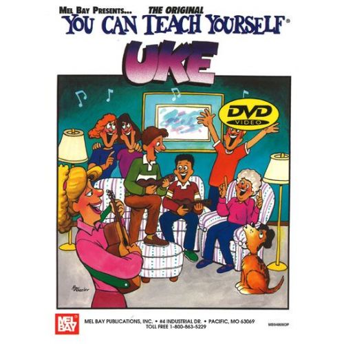 MEL BAY BAY WILLIAM - YOU CAN TEACH YOURSELF UKE + DVD - UKULELE