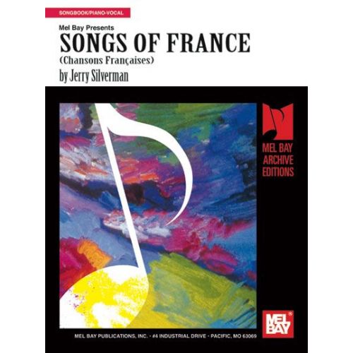 SILVERMAN JERRY - SONGS OF FRANCE - PIANO/VOCAL