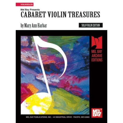MEL BAY HARBAR MARY ANN - CABARET VIOLIN TREASURES - VIOLIN