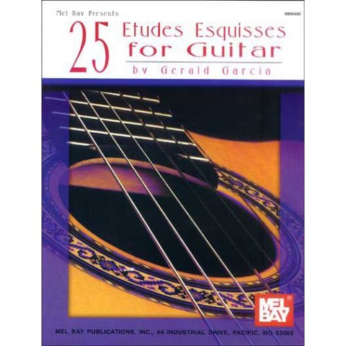 GARCIA GERALD - 25 ETUDES ESQUISSES FOR GUITAR - GUITAR