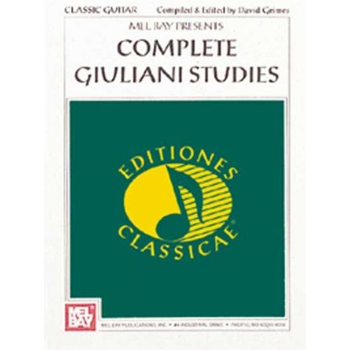 MEL BAY GRIMES DAVID - COMPLETE GIULIANI STUDIES - GUITAR