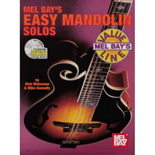 WEISSMAN DICK - EASY MANDOLIN SOLOS + CD - MANDOLIN