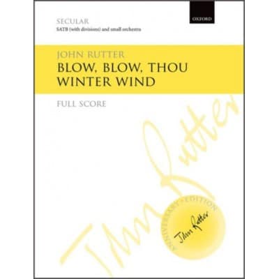  John Rutter - Blow Blow Thou Winter Wind - Full Score