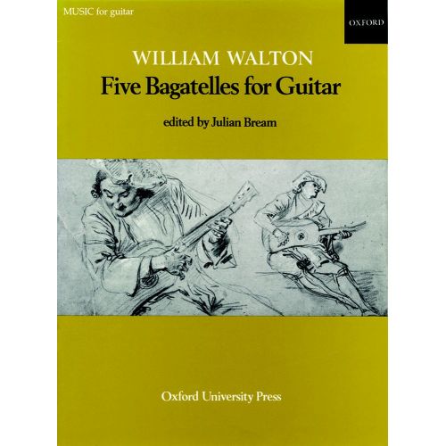 OXFORD UNIVERSITY PRESS WALTON WILLIAM - FIVE BAGATELLES FOR GUITAR