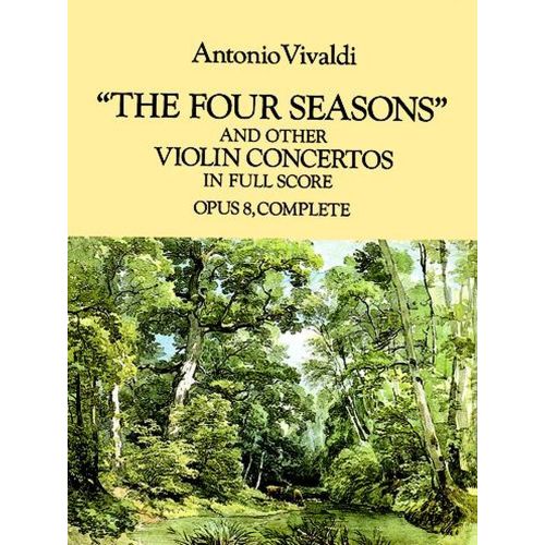 VIVALDI A. - LES QUATRE SAISONS ET AUTRES CONCERTO POUR VIOLON OP.8 - FULL SCORE