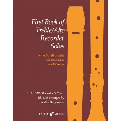 WALTER BERGMANN - FIRST BOOK OF TREBLE RECORDER SOLOS