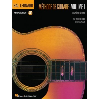 HAL LEONARD METHODE DE GUITARE EN FRANCAIS VOL.1 + AUDIO ONLINE