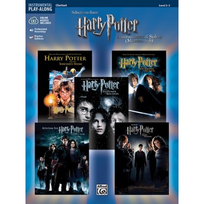ALFRED PUBLISHING HARRY POTTER INSTRUMENTAL SOLOS MOVIES 1-5 + AUDIO ONLINE - CLARINETTE