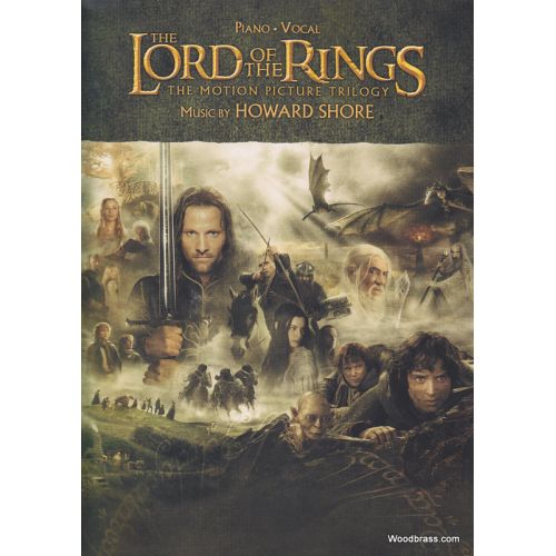 SHORE HOWARD - LORD OF THE RINGS TRILOGY - PIANO SOLO
