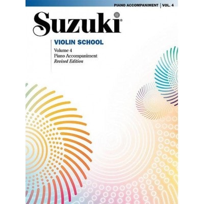SUZUKI - VIOLIN SCHOOL 4 - PIANO ACC.