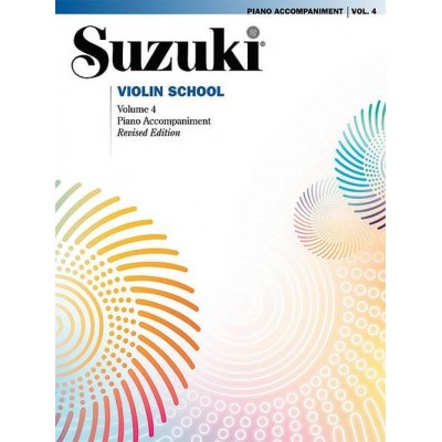 SUZUKI VIOLIN SCHOOL PIANO ACC. VOL. 4