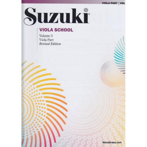 SUZUKI VIOLA SCHOOL VIOLA PART VOL.3 REV. EDITION - ALTO