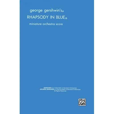 ALFRED PUBLISHING GERSHWIN GEORGE - RHAPSODY IN BLUE - SCORES