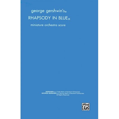 GERSHWIN GEORGE - RHAPSODY IN BLUE - SCORES
