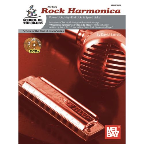 BARRETT DAVID - ROCK HARMONICA METHOD - HARMONICA